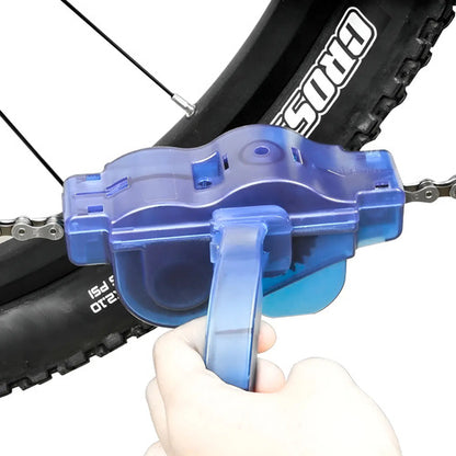 Limpiador De Cadena Bicicleta Rotación 3d Mantenimiento Zuba Azul