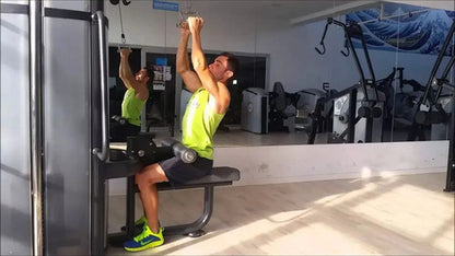 Agarradera Tipo D Doble Para Polea 1,8 Kg Fitness