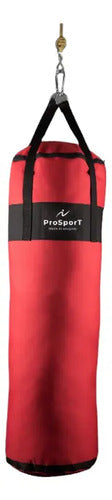 Bolsa Boxeo P/ Niño + Relleno + Guantillas Mmsports Negro