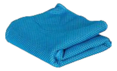 Toalla Refrescante Azul 30 × 80cm Gym Livepro Azul Lisa