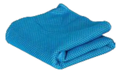 Toalla Refrescante Azul 30 × 80cm Gym Livepro Azul Lisa