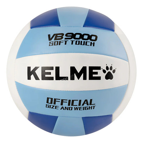 Pelota Kelme Volley In/outdoor N5 White Royal Blue Mmsport Azul Acero