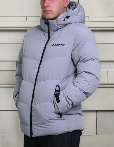 Campera Lotto Inflada De Hombre Casual Deportiva Mmsports