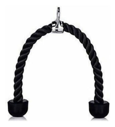 Soga Triceps Doble Agarre Importada N12 Rhino