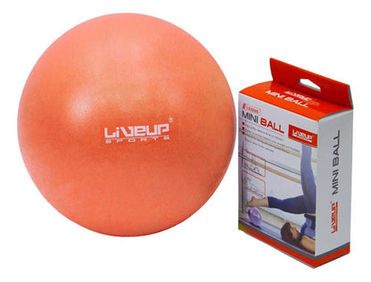 Mini Pelota Pilates Yoga Gym 25cm Livepro Naranja