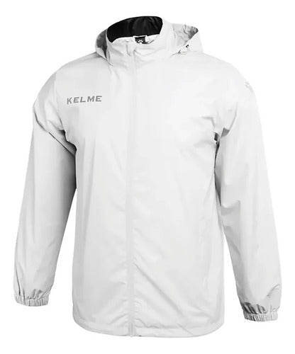 Campera De Lluvia Deportiva Kelme C/capucha Y Cierres M&m