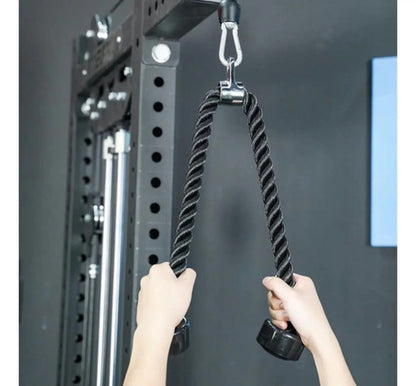 Cuerda Para Tríceps Liveup - Nylon Con Agarre De Poliuretano