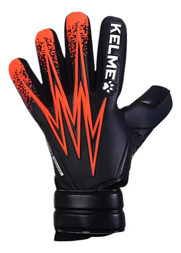 Guantes Golero Adulto Kelme Training Negro/naranja Mmsports