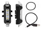 Luz Bicicleta Delantera O Trasera Luz Roja Y Blanca Usb Led Negro