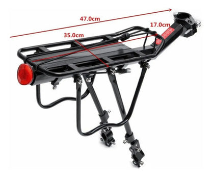 Parrilla Bicicleta Flotante Caño Curvo 50 Kilos Bici