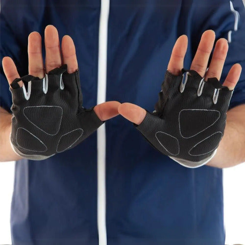 Guantes Entrenamiento Pesas Musculacion Gym Livepro Gris Lisa L