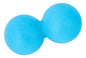 Pelota De Masaje Doble Livepro Peanut 14 Cm Celeste
