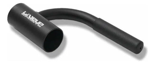 Agarre Simple Barra Olimpica Para Landmine Rack Mmsports Negro