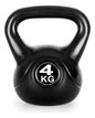 Pesas Rusas Kettlebell 4kg Mancuerna Calidad N1 Color Negro Negro
