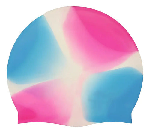 Gorra De Silicona Natacion Niños Mullticolor