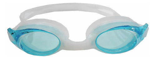 Lentes Natación Piscina Silicona Enteros Niño Adulto Multicolor