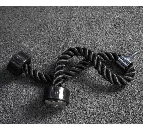 Cuerda Para Tríceps Liveup - Nylon Con Agarre De Poliuretano