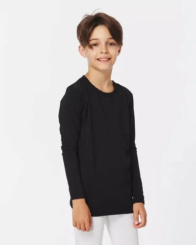 Remera Térmica Manga Larga Niño/a - Elite Mmsports