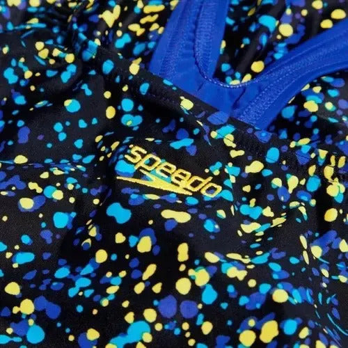 Malla Natacion Piscina Niña Speedo Allover Medalist Azul 12