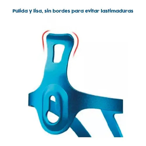 Porta Caramañola Bicicleta Ciclismo Aluminio Zuba Celeste