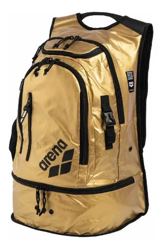 Mochila Deportiva Arena Natacion Fastpack 3.0 50th - Btu Color Dorado