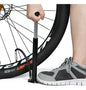 Inflador De Pie Bicicleta Profesional Aluminio - Inbike Negro