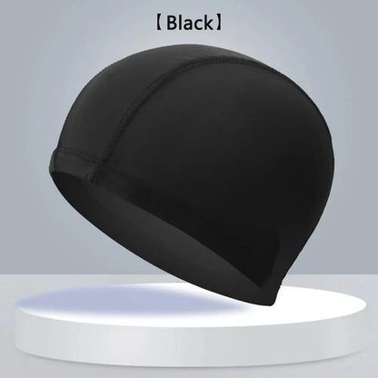 Gorra De Tela Para Natacion Negro Único