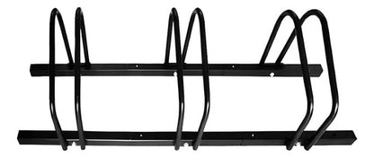 Soporte Estacionamiento 2 Bicicletas Ampliable Piso O Pared Color Negro