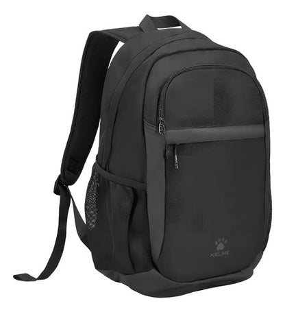 Mochila Deportiva Negra Básica Color Negro Diseño De La Tela Liso