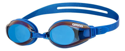 Lentes Natacion Arena Uv Zoom X-fit Mirror Espejado Azul Azul