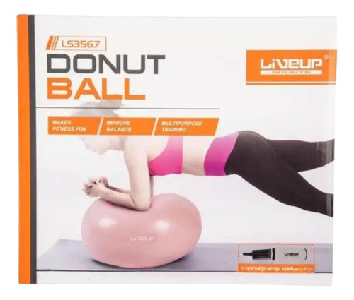 Pelota De Pilates Core Yoga Abdominales 45cm Yoga Livepro Rosa