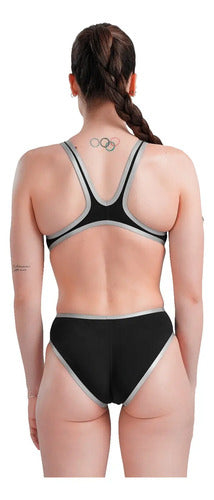 Malla De Natación Dama One Big - Arena Negro Lisa 30