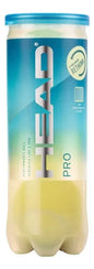 Tubo 3 Pelotas De Tenis Head Pro Amarillo