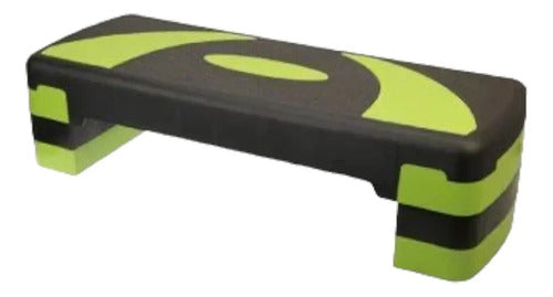 Step B Regulable Fitness Entrenamiento Pilates Gym Livepro Verde
