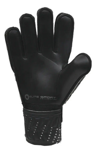 Guantes De Arquero Para Niños Elite Sport Warrior Color Negro Talle 5