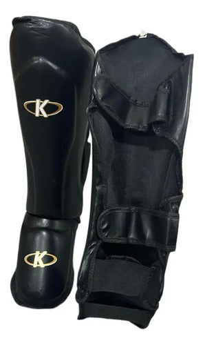 Protector De Empeine Y Tibia Pro K'nex Negro L