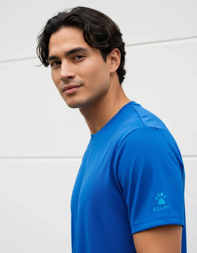 Remera Kelme Entrenamiento Mmsports Azul Liso L