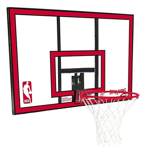 Tablero Spalding 44 Polycarbonate Combo Aro Basquet Pro