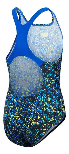 Malla Natacion Piscina Niña Speedo Allover Medalist Azul 16