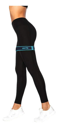 Miniband En Tela L Ajustable Ergonómico Profesional 92cm Turquesa