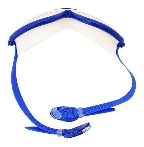 Antiparras Lente Mascara Natacion Hydro Mask Antifog Entrenamiento Pileta Adulto Color Azul/blanco