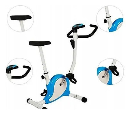 Bicicleta Fija Ergométrica Spinning Altura Regulable Knex Multicolor
