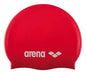 Gorra De Natación Para Niños Arena Classic Silicone Jr Color Rojo Talla Uni Diseño De La Tela Liso