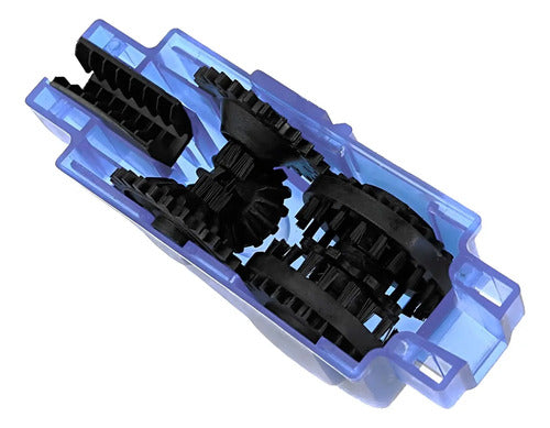 Limpiador De Cadena Bicicleta Rotación 3d Mantenimiento Zuba Azul