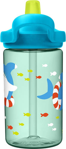 Botella Camelbak Eddy Kids Niño 400ml Mmsports Nadador Tiburon