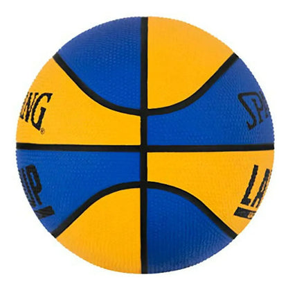 Balón De Baloncesto Spalding Lay-up Mini Outdoor 22 Blue-orange Azul