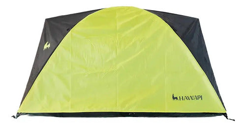 Carpa Camping Impermeable 4 Personas Ayllu Hawapi 1500mm Verde Claro