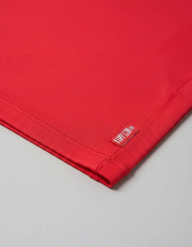 Remera Térmica Manga Larga Niños Elite Uv50+ Mmsports Rojo Liso 8