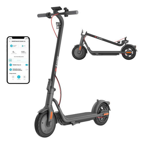 Scooter Eléctrico Navee V25 25km/h Patín Adultos Plegable Color Negro