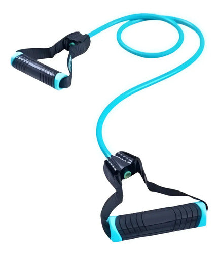 Banda Resistencia Gym Resistencia/m Livepro Azul Celeste